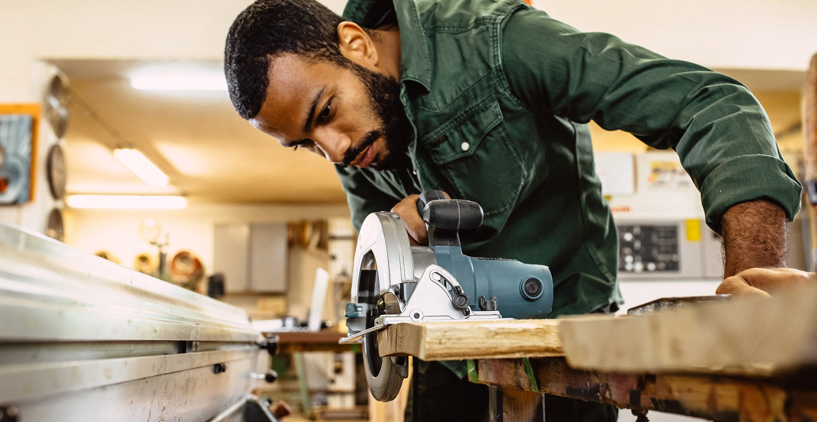 Man in workshop