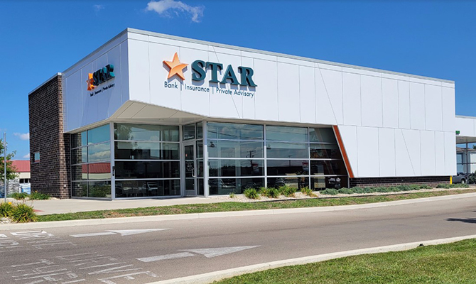 An image of a STAR Financial Bank location.